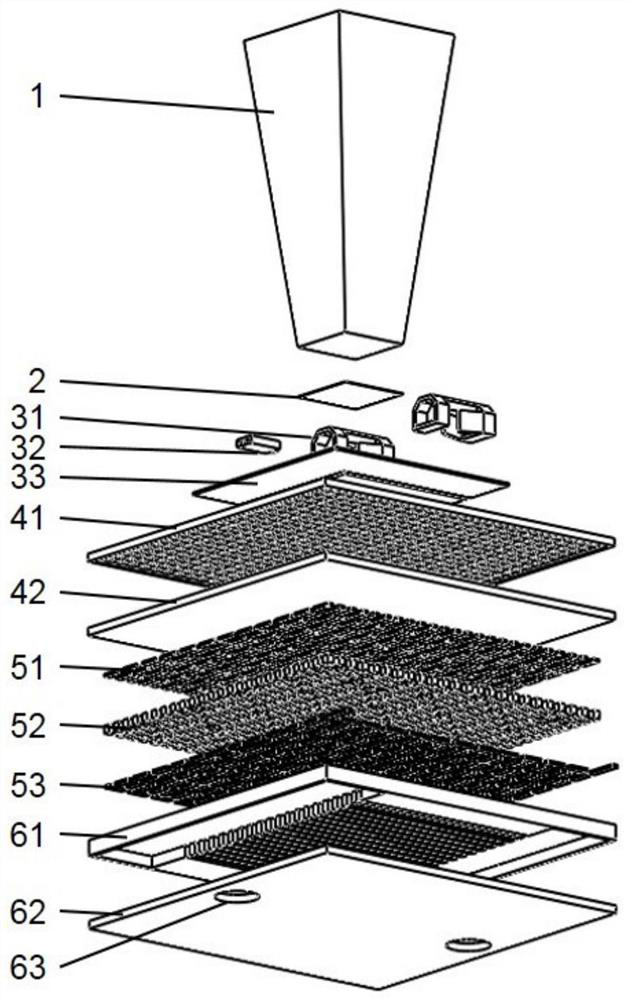 Solar concentrated photovoltaic power generation and thermal energy comprehensive utilization system and preparation method thereof