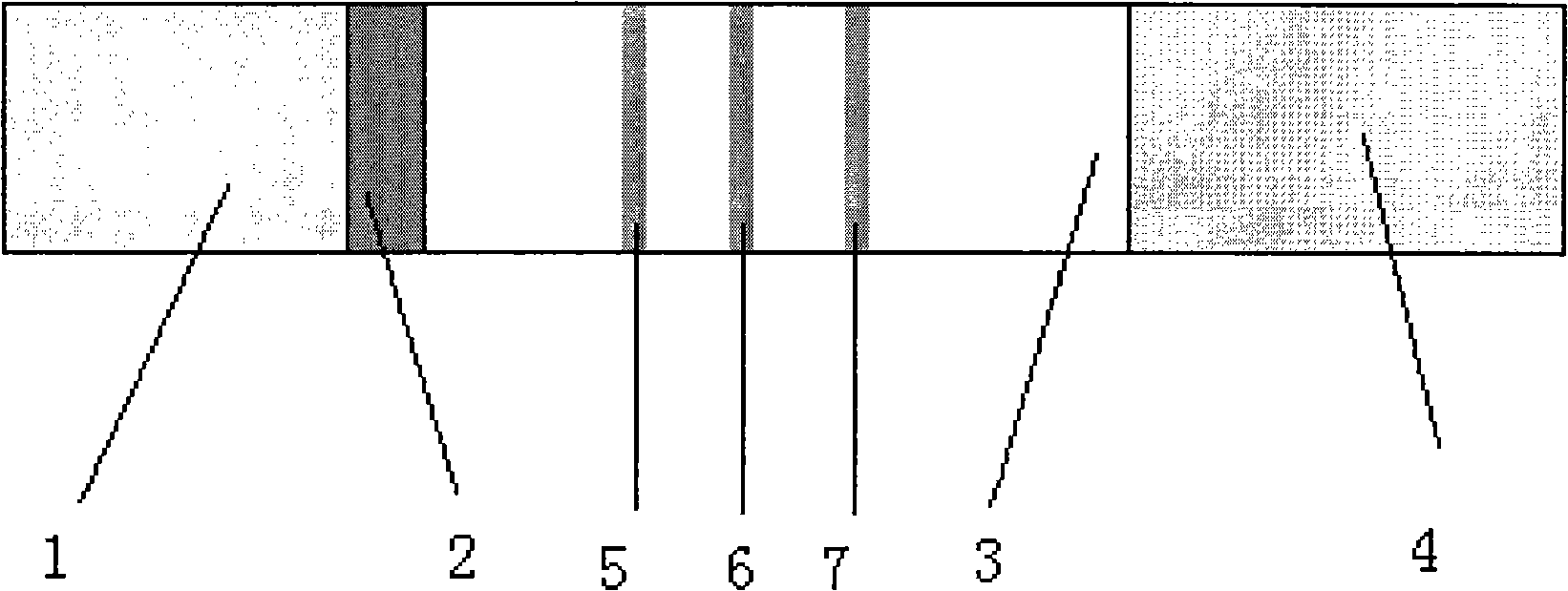 Reagent for detecting acute myocardial infarction by immunological method and test strip