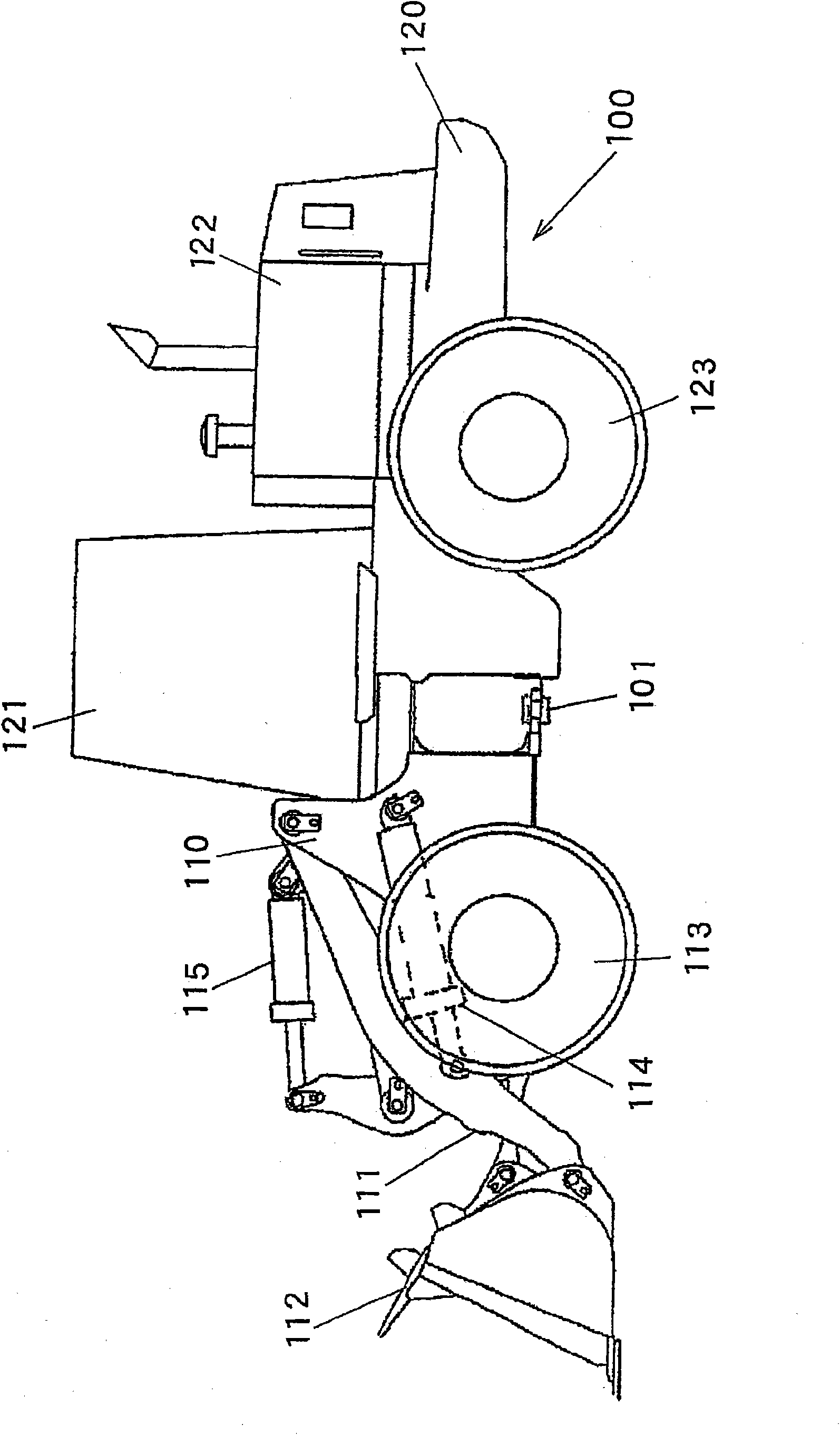 Control device for working vehicle