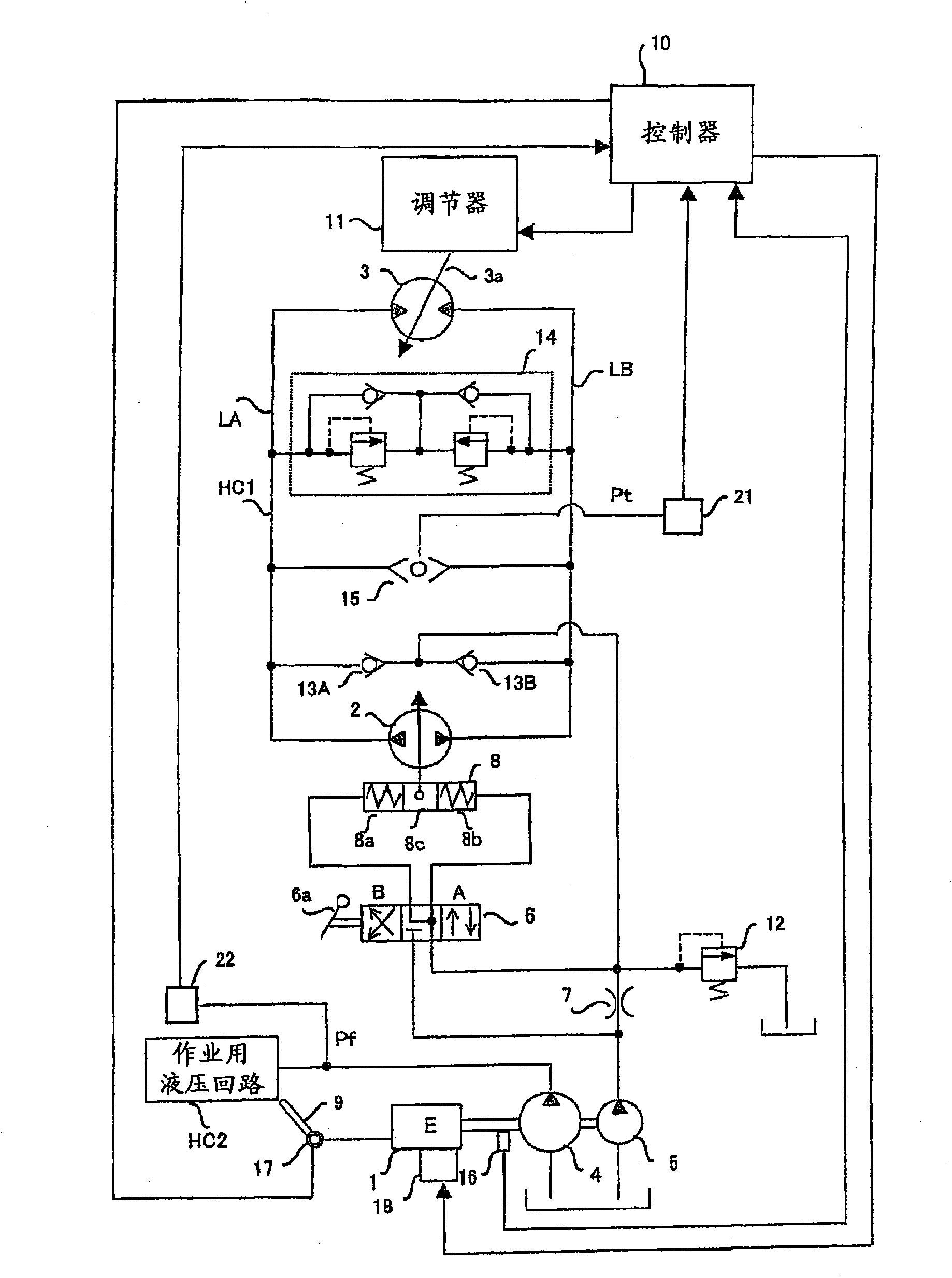 Control device for working vehicle