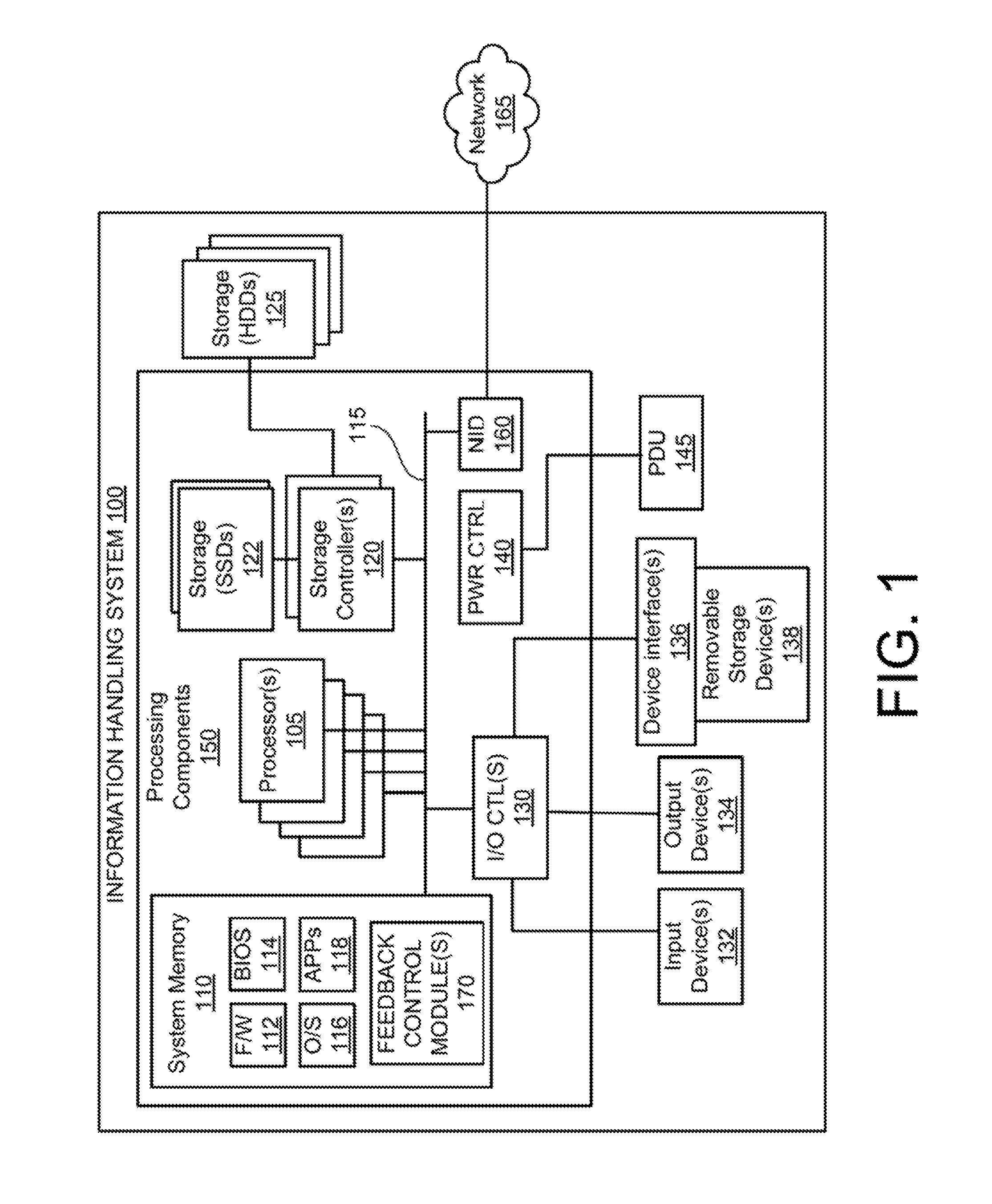 System for cooling hard disk drives using vapor momentum driven by boiling of dielectric liquid