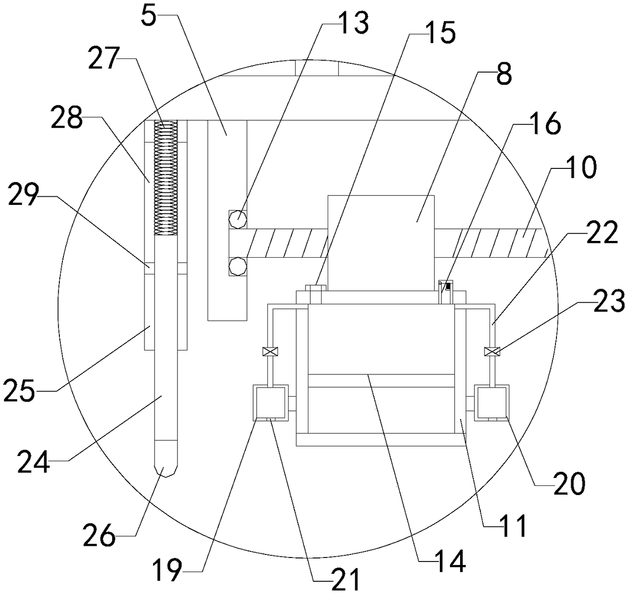 Fabric ironing device for garment processing