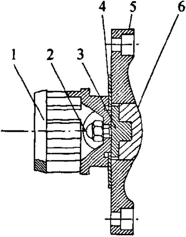 Impeller head transmission device