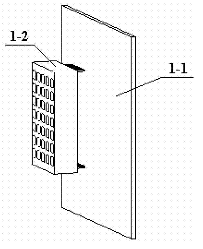 Ultra-thin dot matrix display device and production method thereof