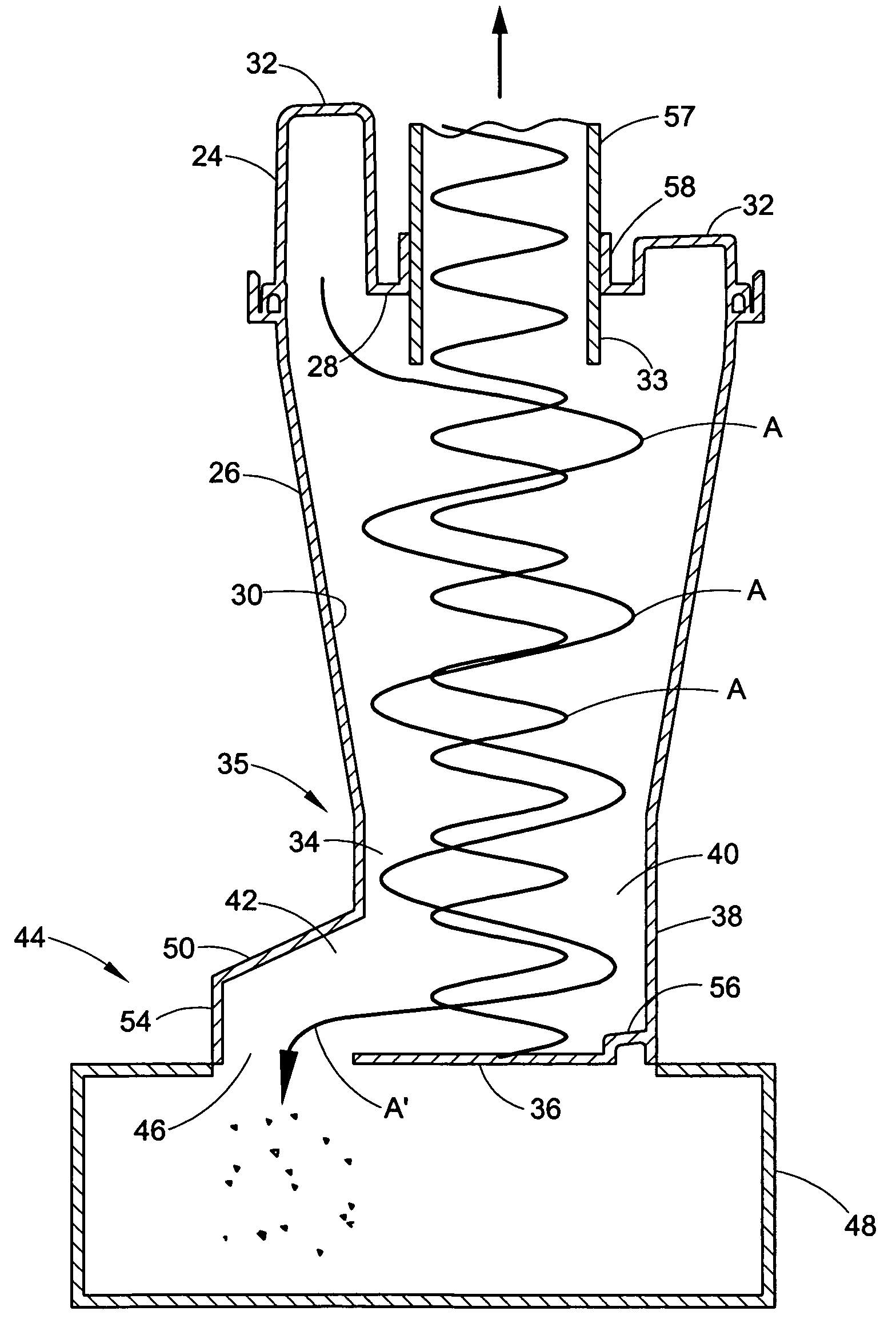 Cyclonic vacuum cleaner