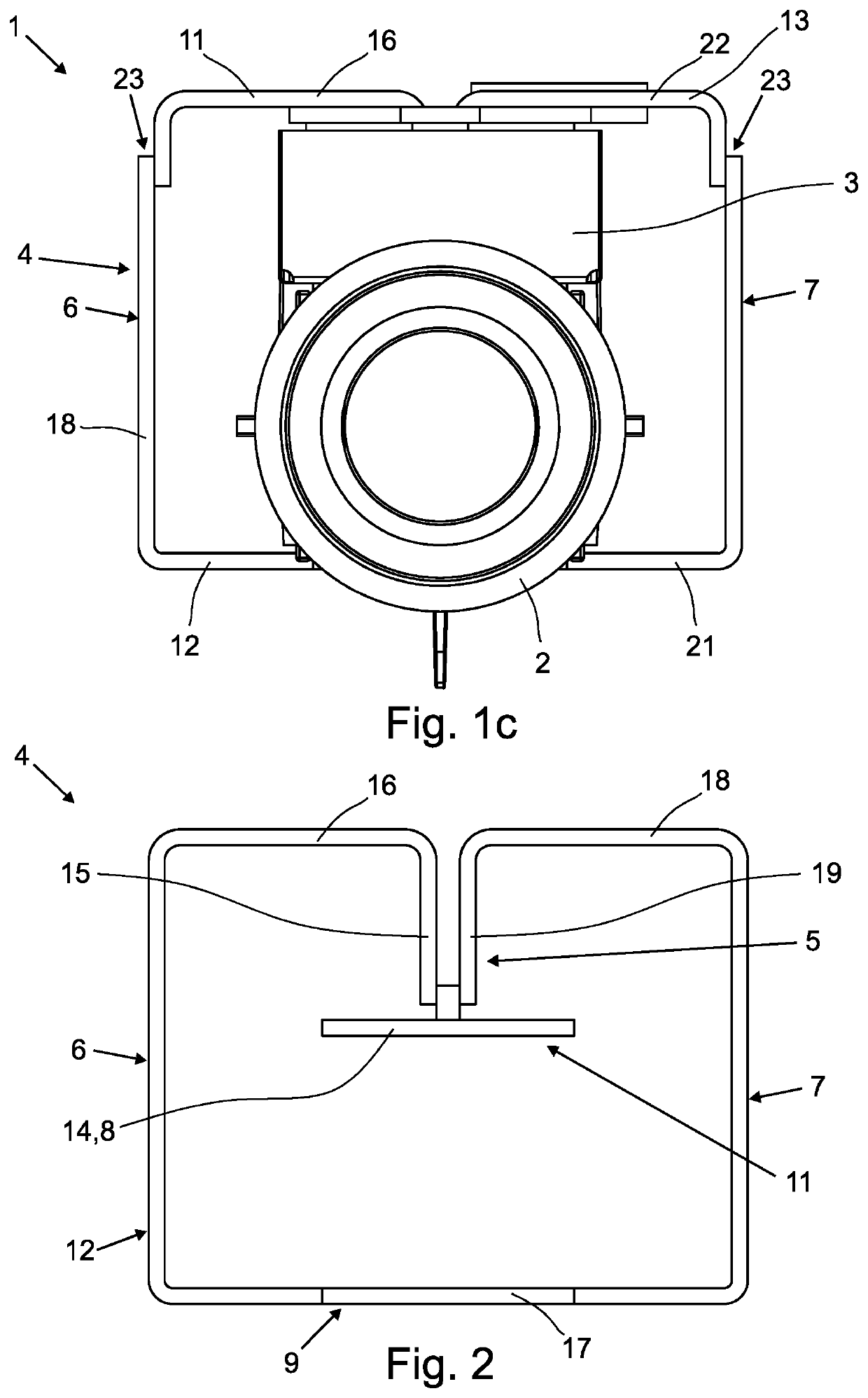 Magnetically-inductive flow-measuring device, magnetic circuit device and method for the production of a magnetic circuit device