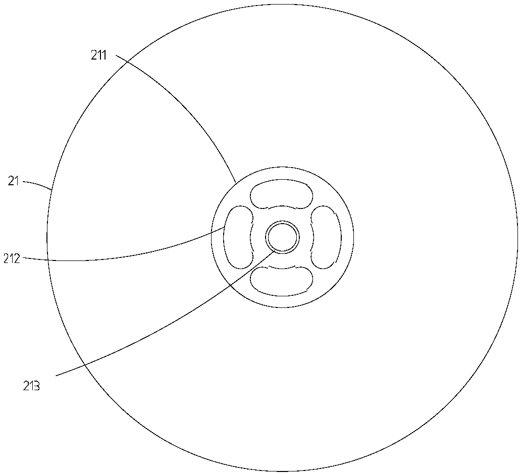 Gas-liquid-solid three-phase abrasive flow polishing tool based on cavitation effect