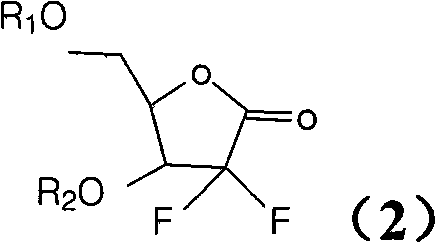 Synthesis process of the industrial production of gemcitabine hydrochloride