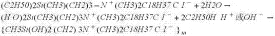 Antibacterial dandruff removing and itching relieving conditioning shampoo containing organosilicon quaternary ammonium salt