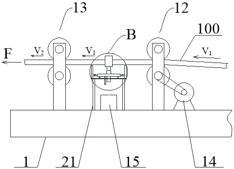 Uniform tension conveying device for computer communication cables