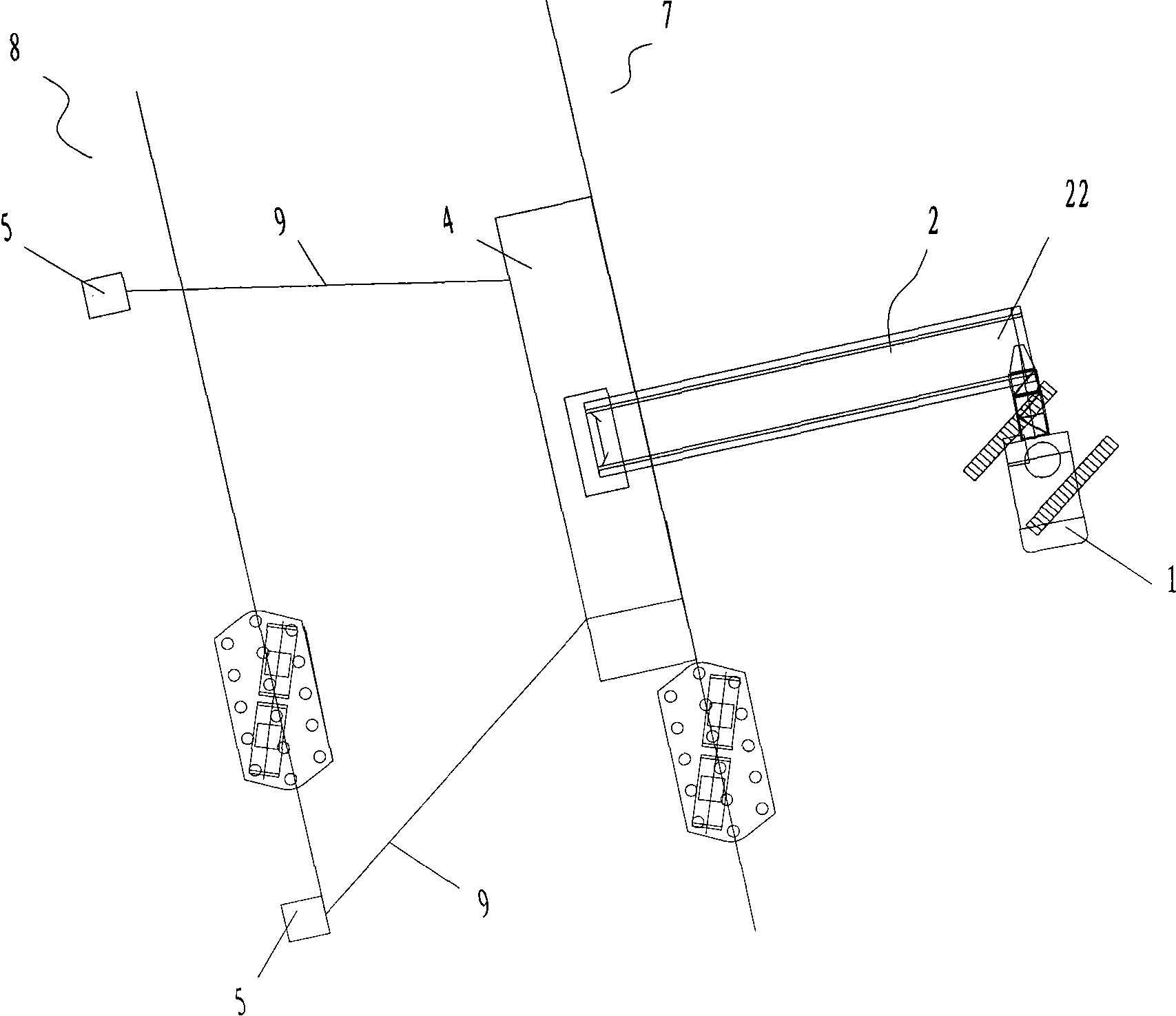 Construction method of erecting prestressed concrete beam on river