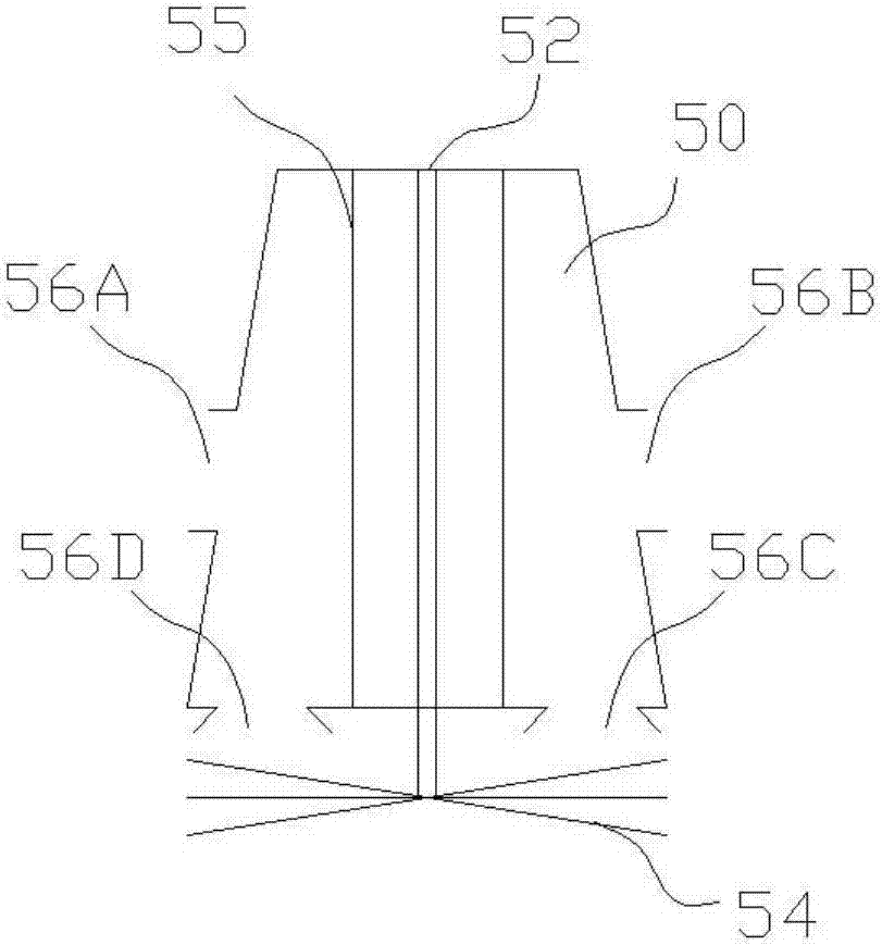 A jet atomization mine cyclone inertial dust collector and its application process