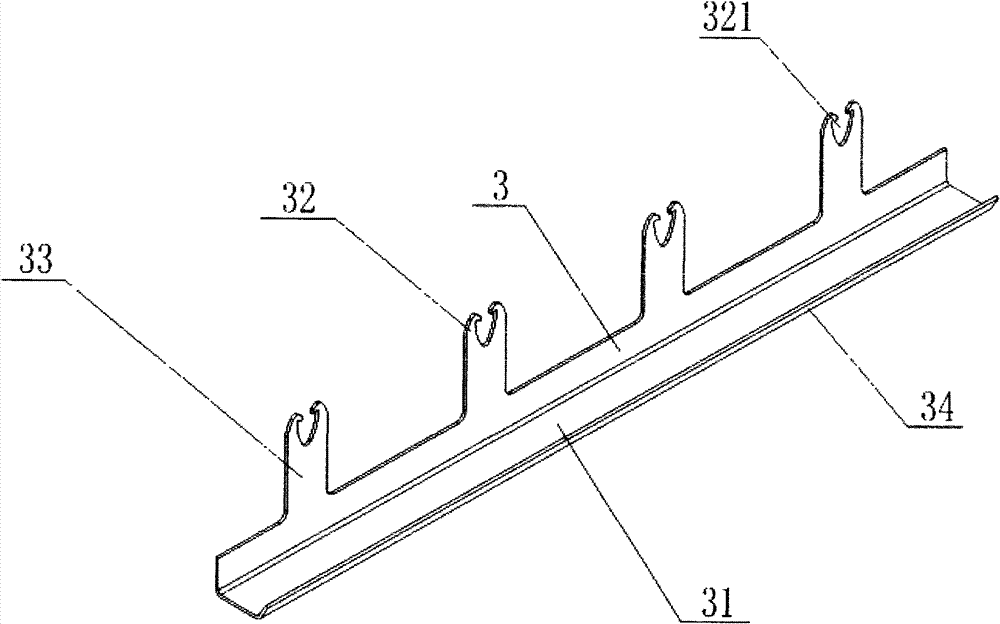 Building member combining keel frame assembly and heat insulation plate