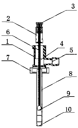 Anti-drawing filling nozzle