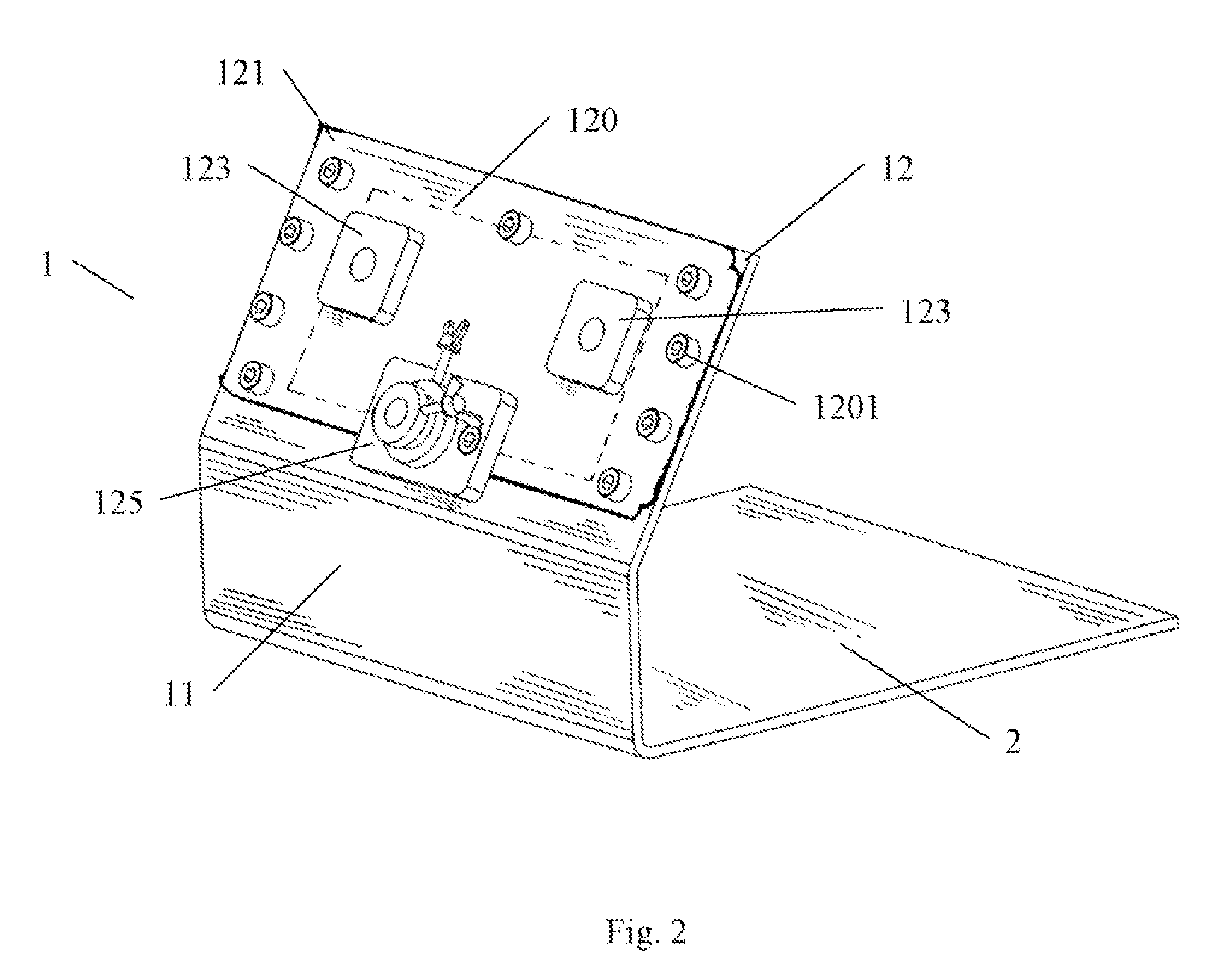 Laparoscopic trainer and method of training