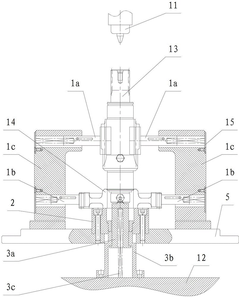 A kind of automatic gear alignment fixture