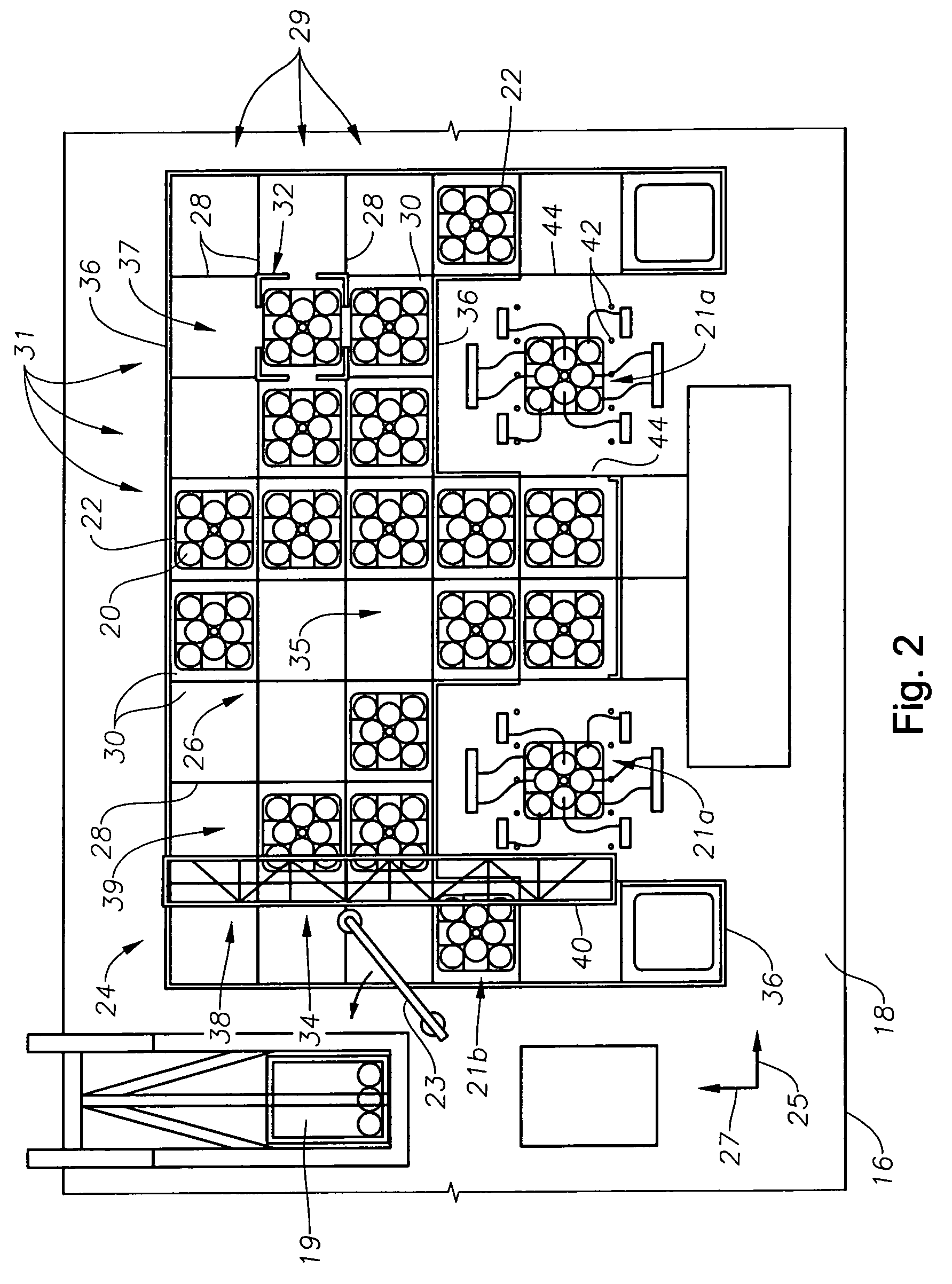 Deck configuration for ocean bottom seismometer launch platforms