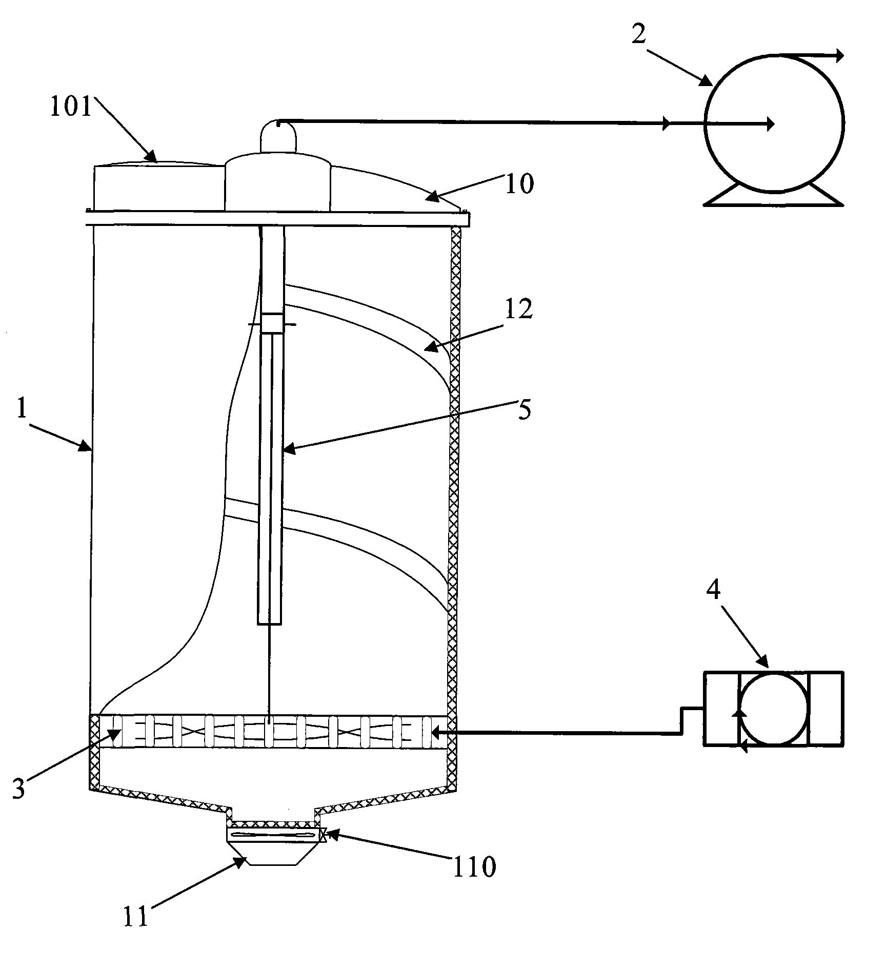 Tin dross separating and reclaiming device