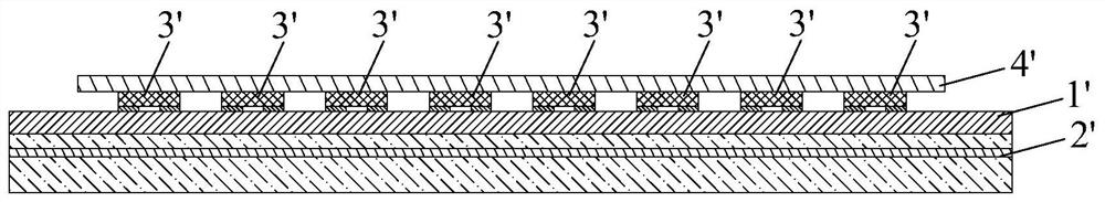 LED chip mass transfer method with high stripping yield and convenient film inversion