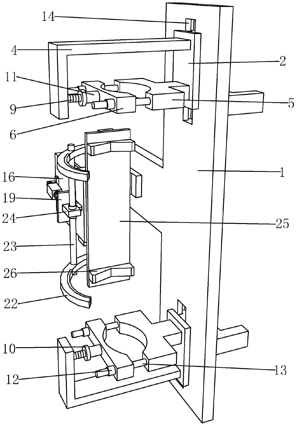 Workbench for stove pipeline machining