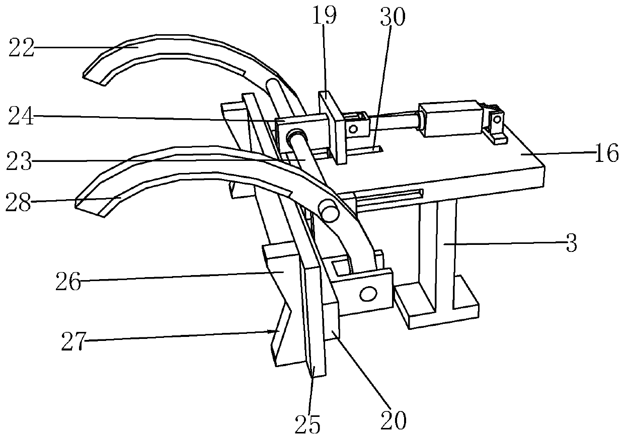 Workbench for stove pipeline machining