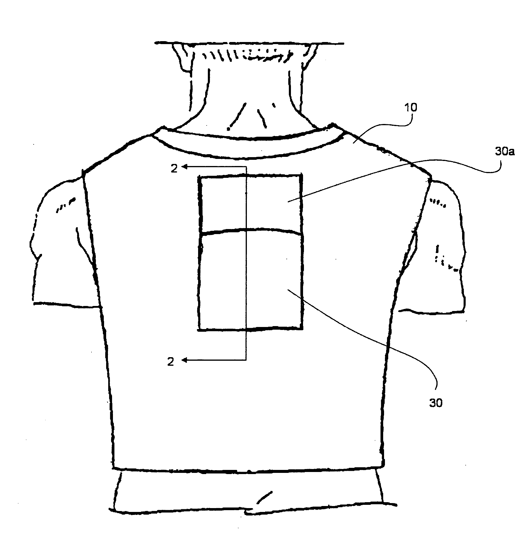 Temperature and moisture management compression shirt