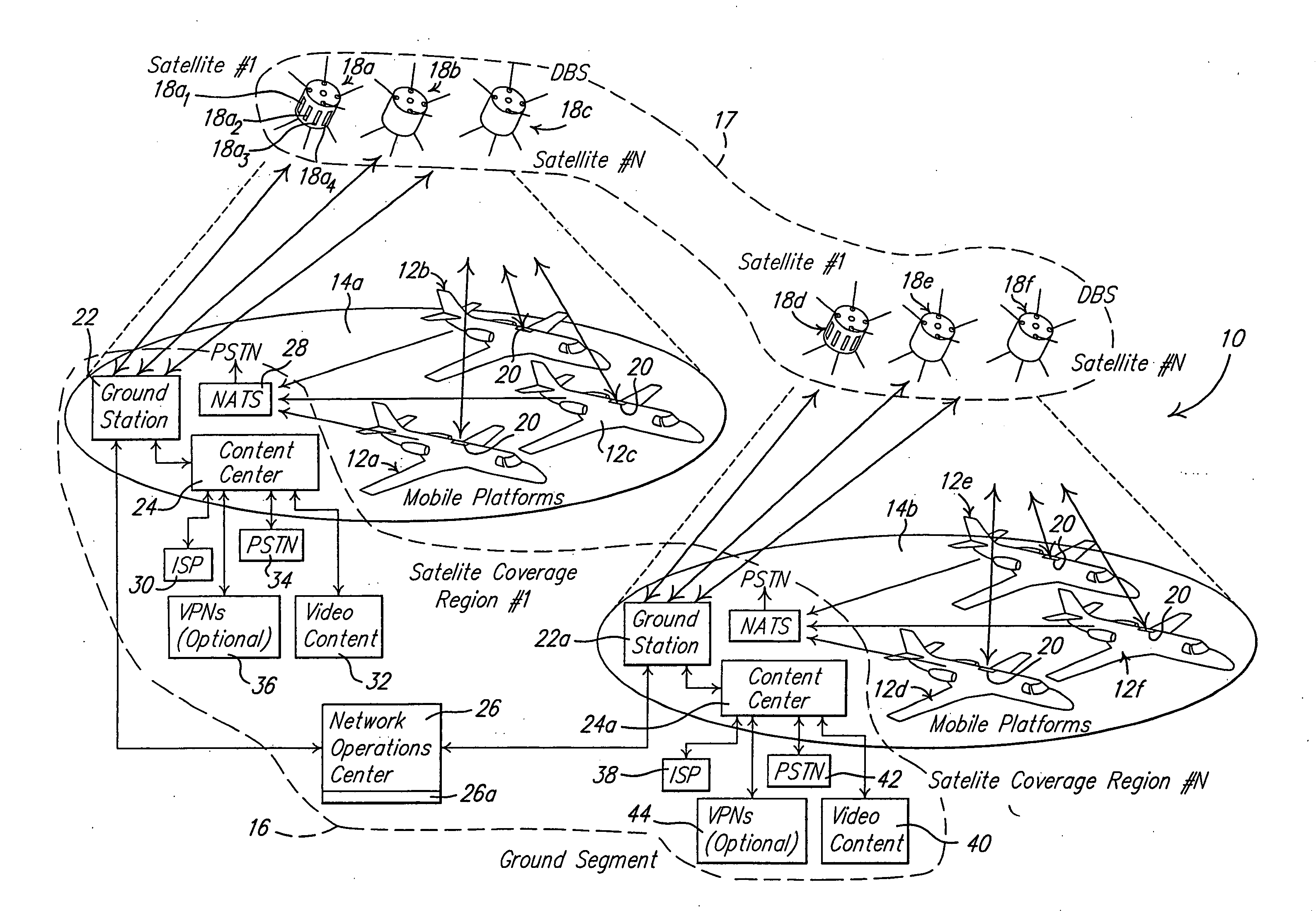 Return link design for PSD limited mobile satellite communication systems