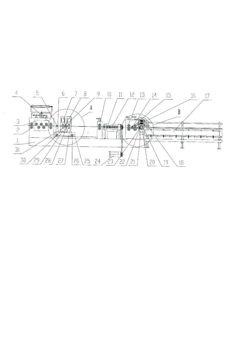 Straightening method and straightening device of short bar stock