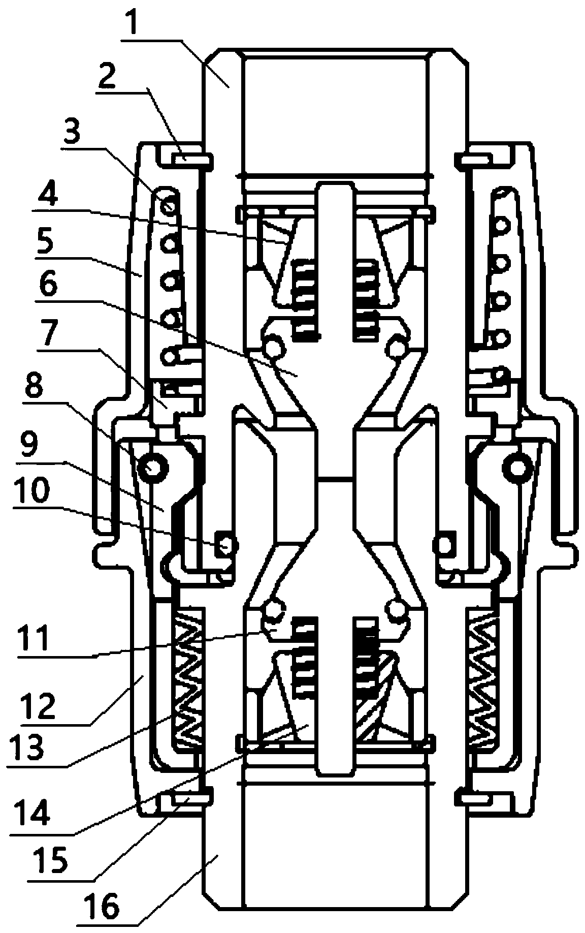 Pulling-out valve