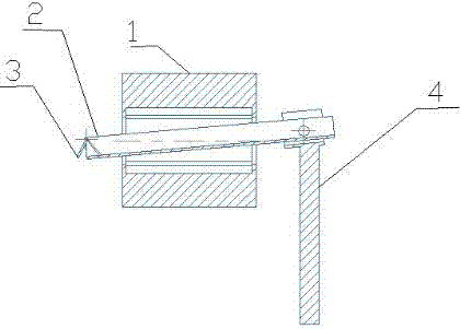 Rolling-cylinder-type potato seeding device