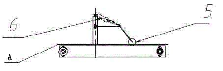 Cushion rubber coiling device for tire production