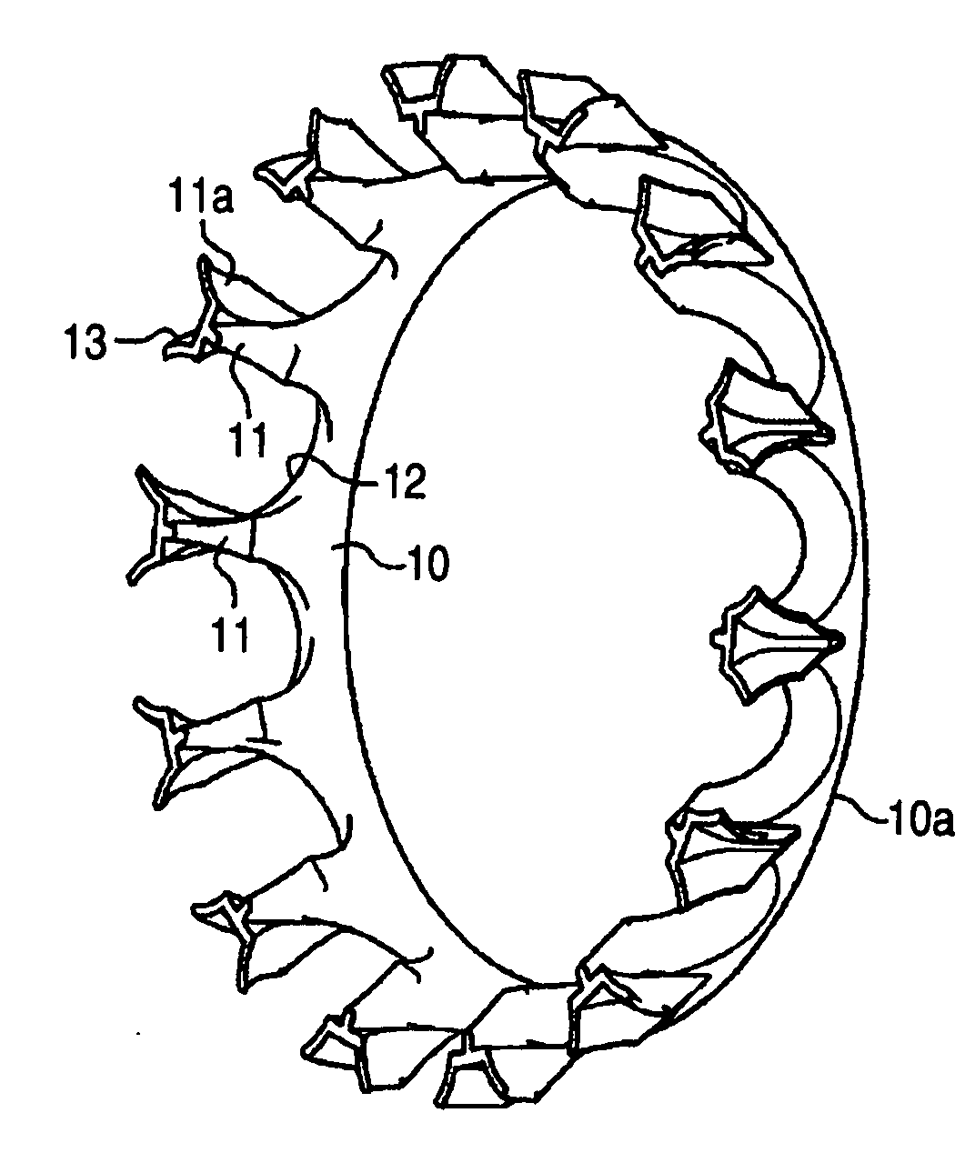 Resin cage for ball bearing