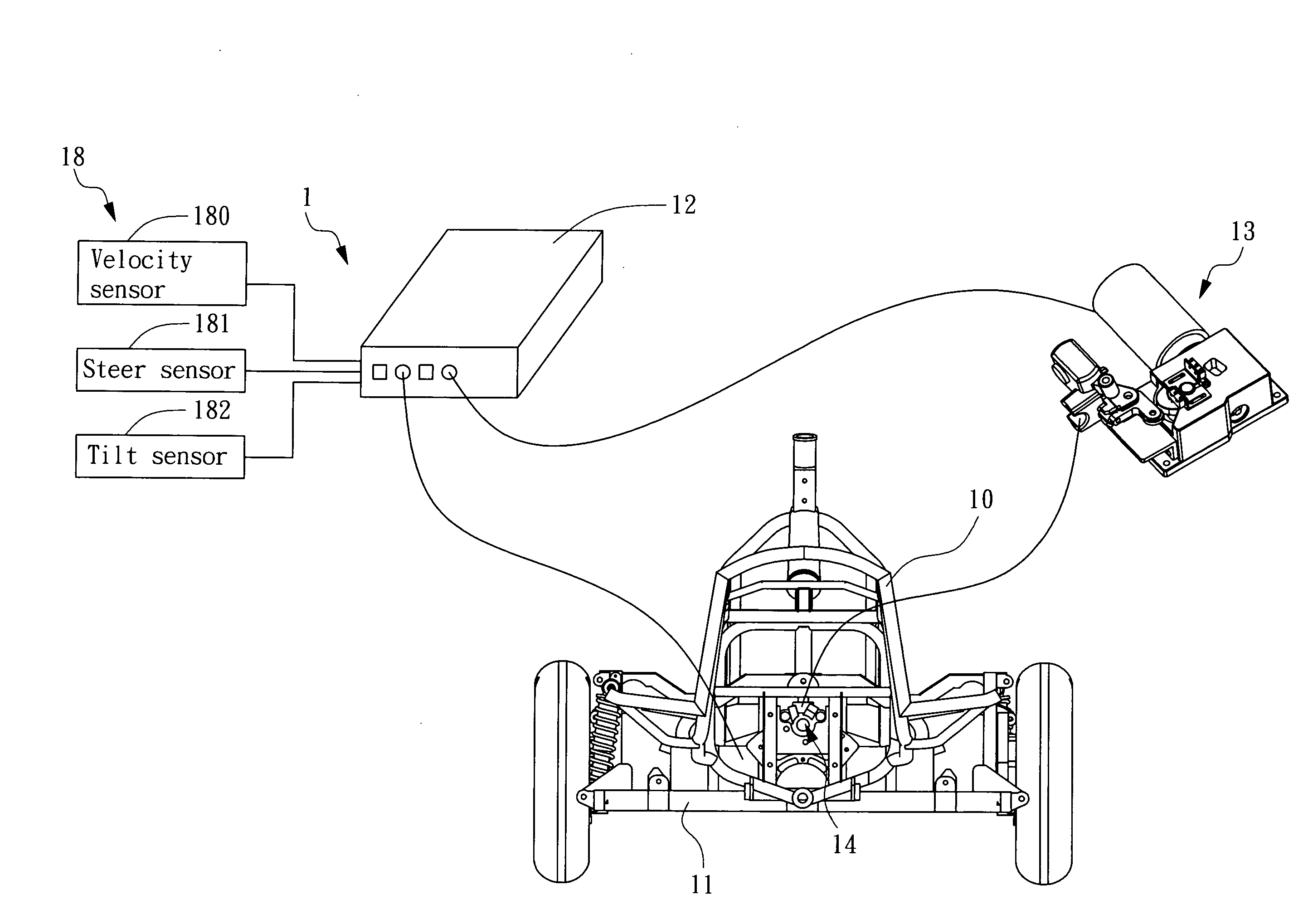 Anti-tilt apparatus and frame structure of tilting vehicle using the same