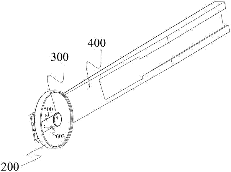 Insulation and damping device for end elbow of contact rail