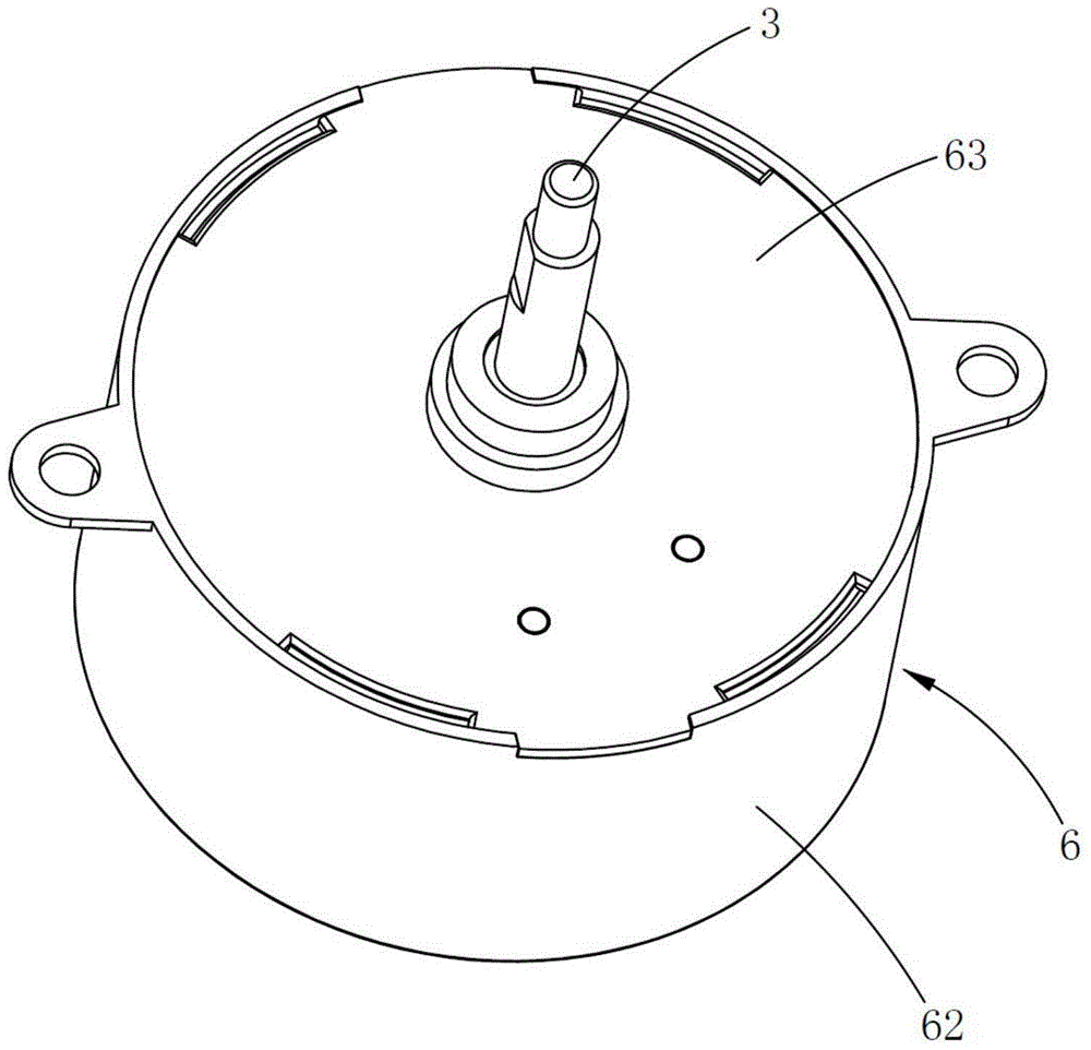 Permanent magnet synchronous motor convenient to install