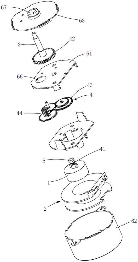 Permanent magnet synchronous motor convenient to install