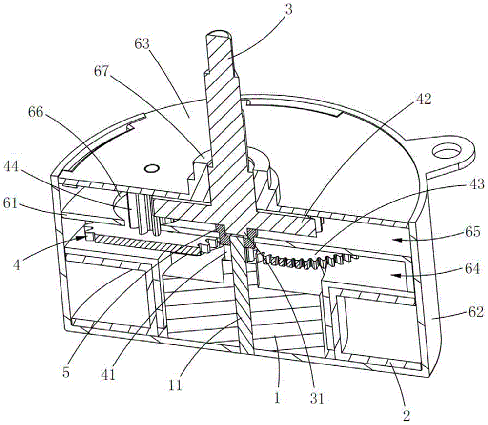 Permanent magnet synchronous motor convenient to install