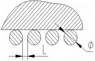 Common jujube seed-shaped grid type structured packing