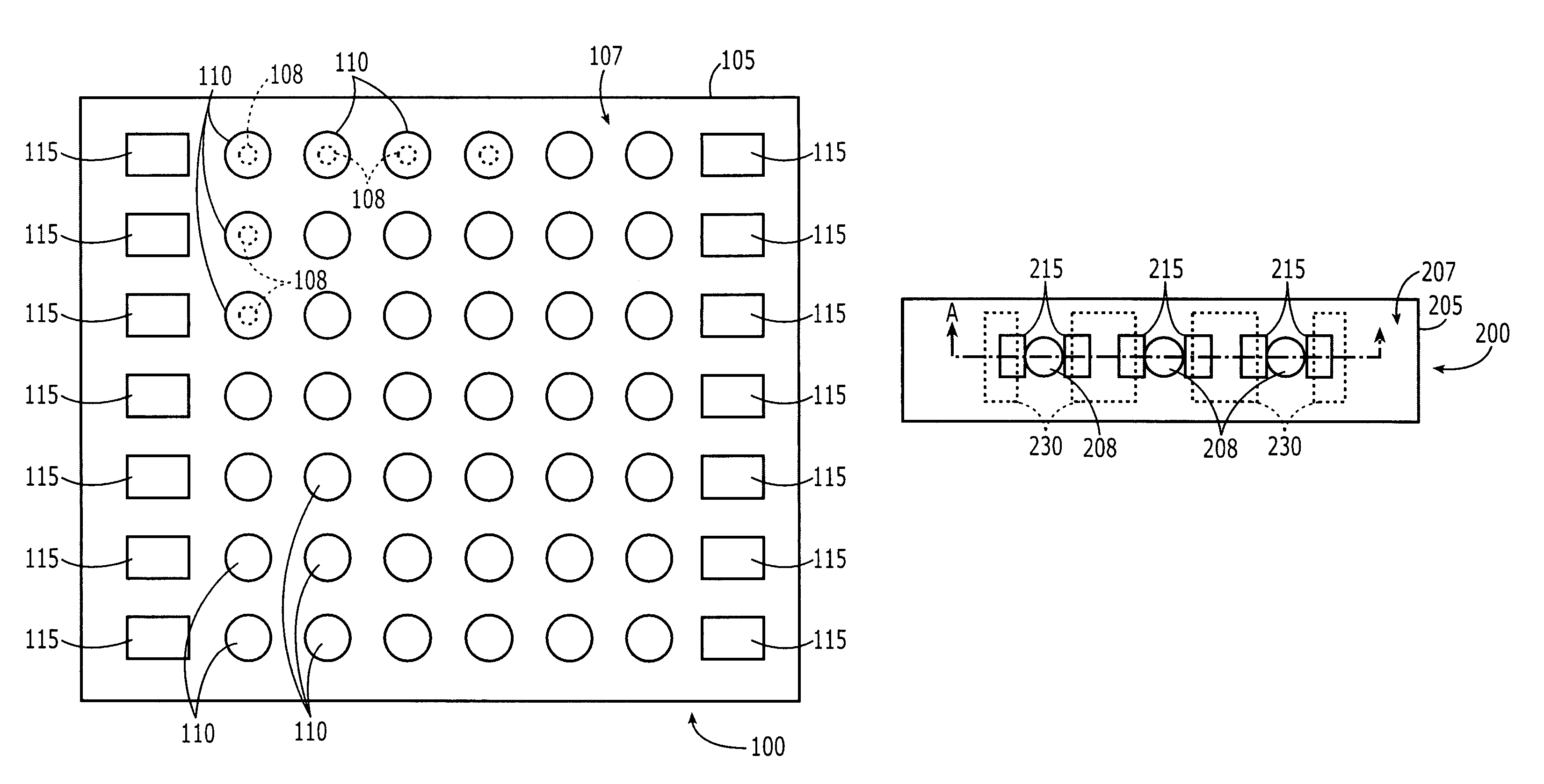 Packaged semiconductor light emitting devices having multiple optical elements