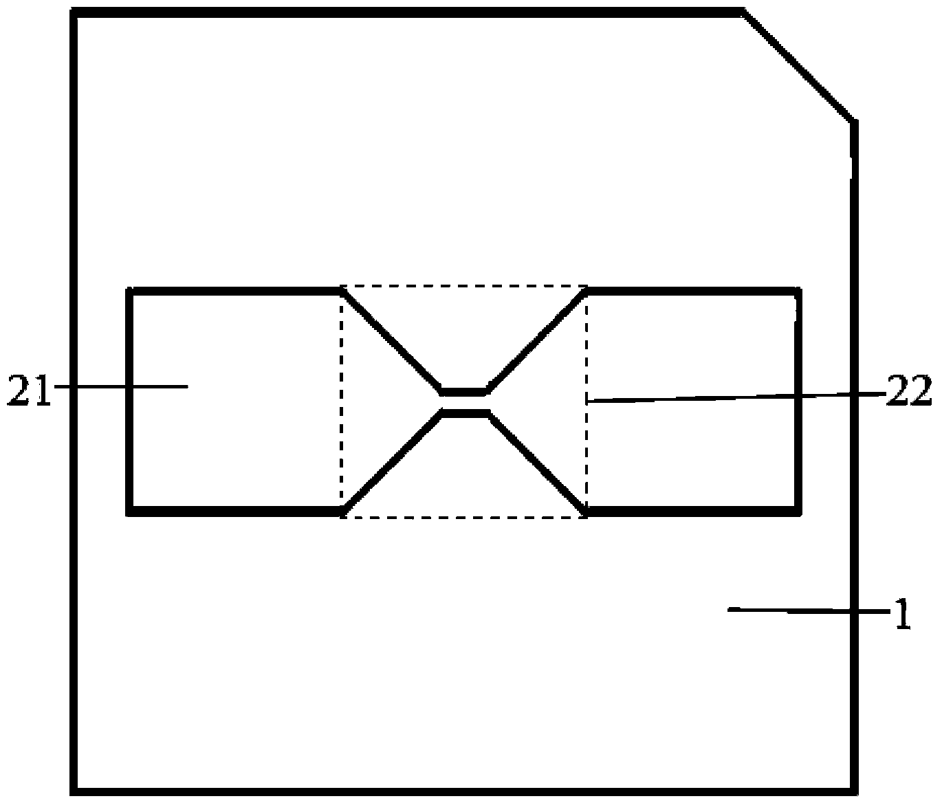 Solid-state electronic switch with characteristic of conversion from normally-open state to normally-closed state and preparation method thereof