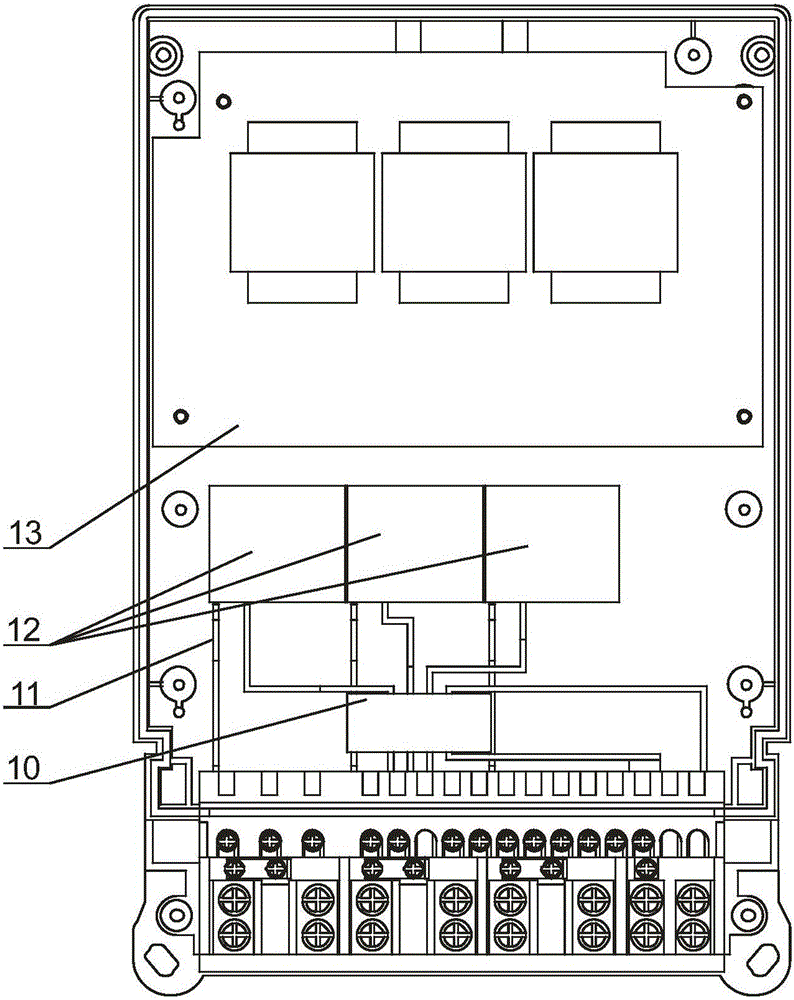 Integrated intelligent electricity meter with earth leakage protection function