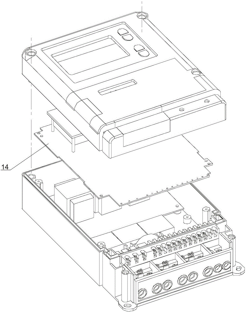 Integrated intelligent electricity meter with earth leakage protection function