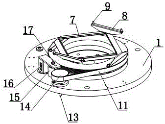 Rotation driving device for debugging LED lamp panel