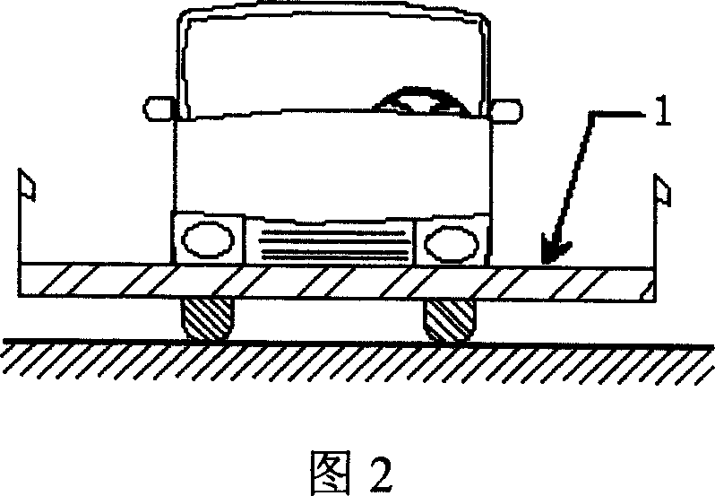 Device for collecting information of road section