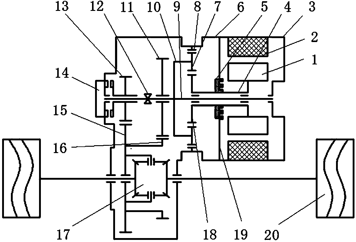 Power system assembly of electric vehicle