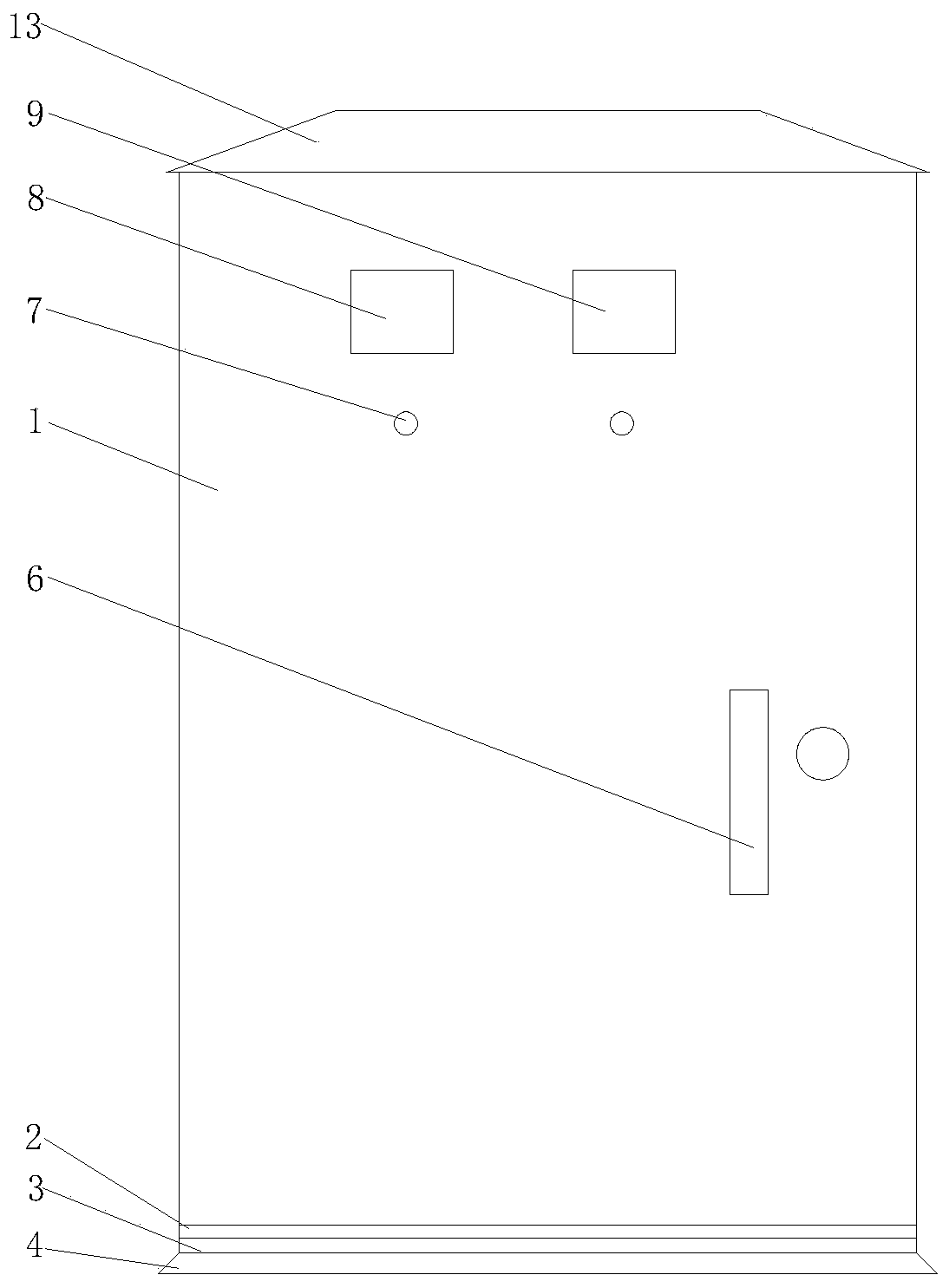 Power distribution cabinet with high heat dissipation performance