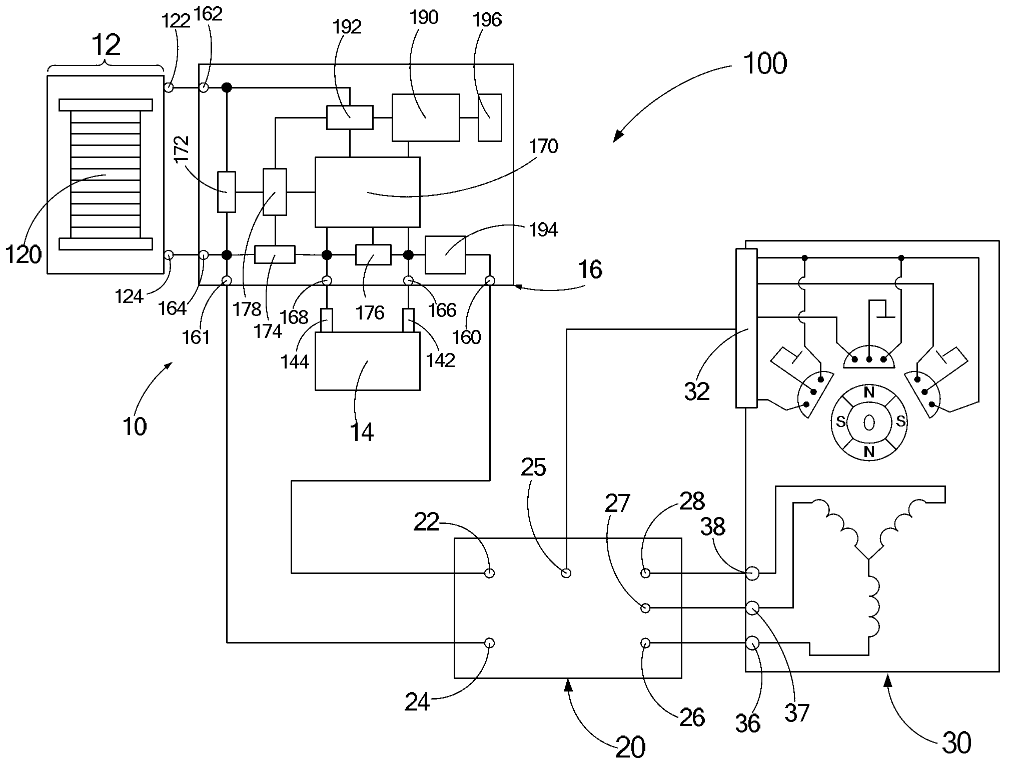 Fuel cell/lithium ion battery hybrid power energy management system used for electric bicycle