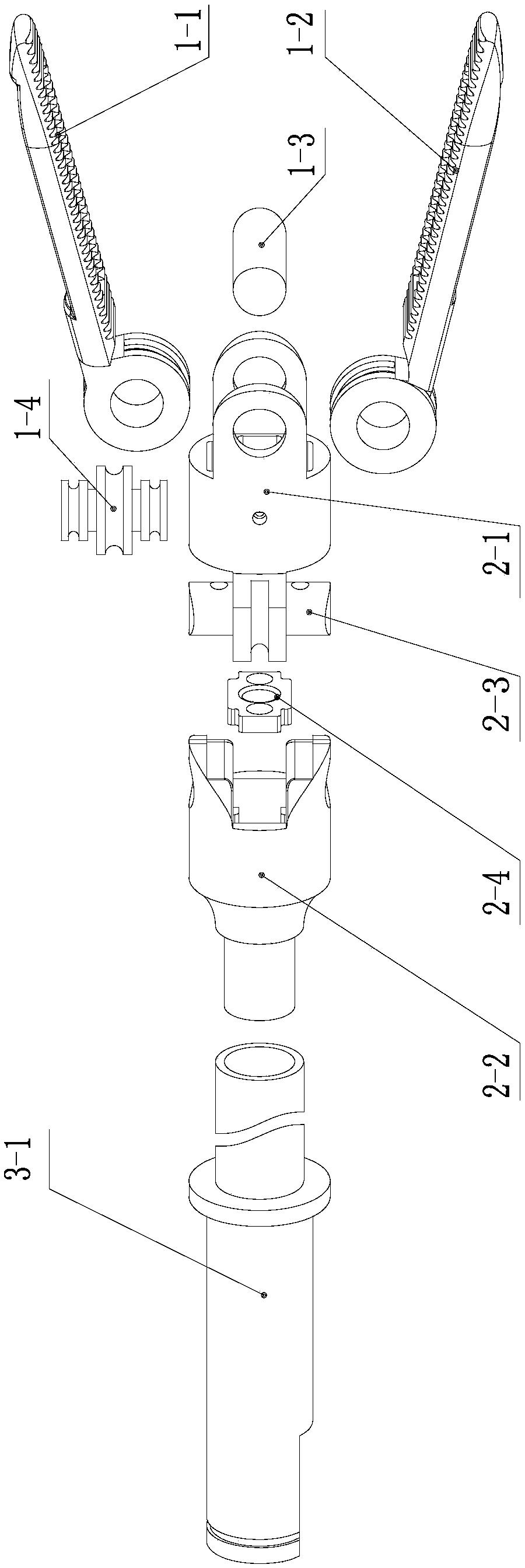 Handheld minimally-invasive surgical instrument with self-locking function