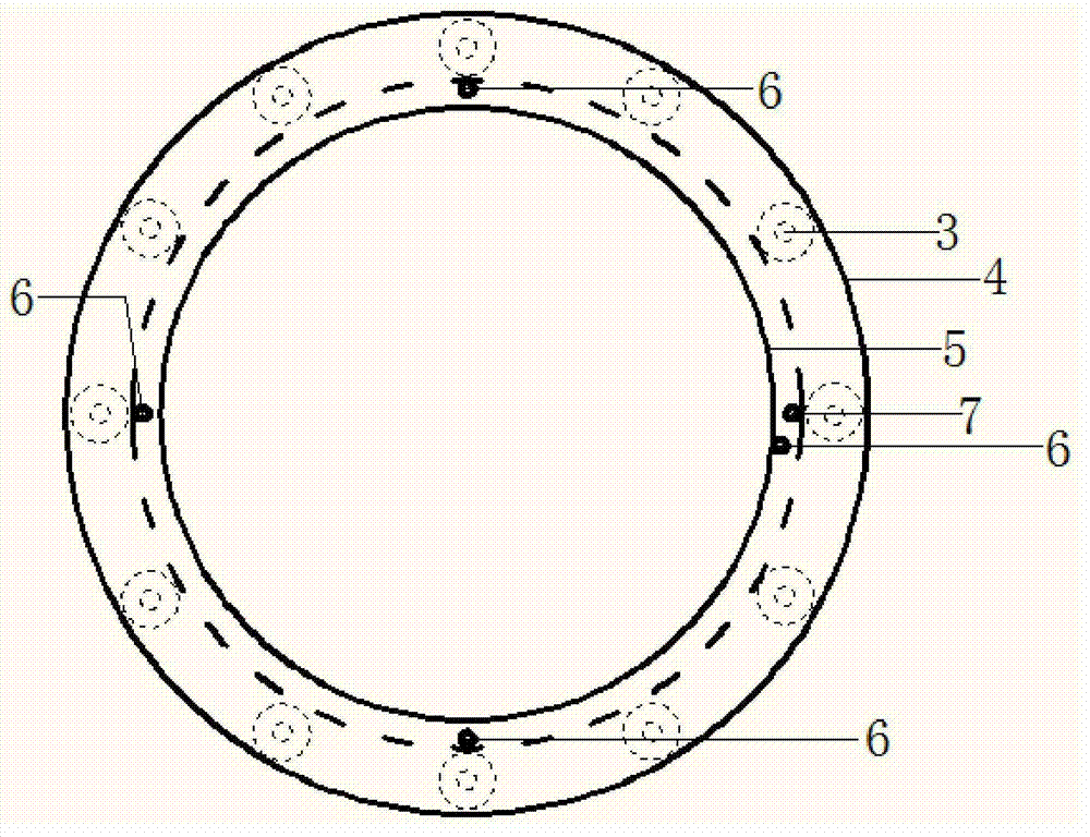 Load box for self-balanced method testing of concrete pipe pile