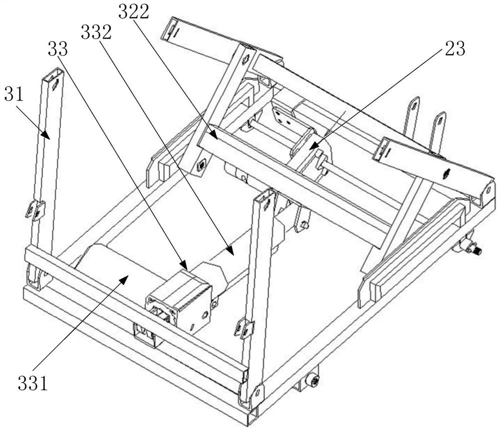 Massage armchair swinging structure and control method thereof